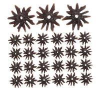 GARIOUANS 50 Pièces Base pour Arbres Miniatures Plastique Support DIY pour Modélisme Décor Architectural Paysager Train Diorama Facile à Assembler Design Réaliste et Détaillé