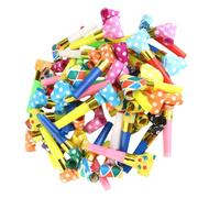 GARIOUANS 50 pièces Jouets Souffleurs de Fête pour Garçon Fille Sifflets Danniversaire Amusants Accessoires Danimation pour Garçons et Filles pour Jeux de Groupe et Ambiance Festive