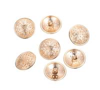 GARIOUANS 50 Pièces Lot de Boutons de Couture Alliage Doré Style Rétro Creux pour Manteaux Pulls Remplacements Décoratifs Durables et