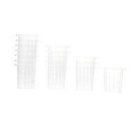 GARIOUANS 50 Pièces Lot de Paniers de Culture Hydroponique Plastique Bacs de Plantation sans Terre pour Semis et Croissance de Plantes Adaptés à Jardins Hydroponiques et