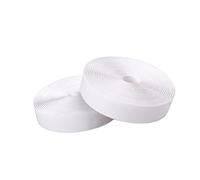 GARIOUANS 5m Bande Adhésive Blanche Double Face Crochet Et Boucle Fixation Et Polyvalente Pour Câbles Textile Bricolage Et Industrie