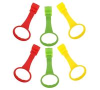 GARIOUANS 6 Pièces Anneaux de Lit Garçon Fille Multicolores Poignées de Parc et Berceau pour Aide Marche Support Sécurisé et Confortable pour Garçon Fille Accessoires pour Lit et Parc