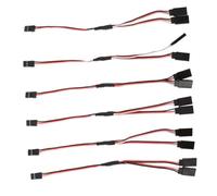 GARIOUANS 6 Pièces Câble Y de Rallonge Broches Cordon Extension Rc Mâle à Femelle pour Modélisme Compatible Voiture Télécommandée et Avion Transmission de Signal Stable et Portée Étendue