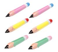 GARIOUANS 6 Pièces Crayon Gonflable PVC Lot de Crayons Colorés et Faciles à Gonfler Décoration Suspendue Murale pour Rentrée Scolaire Fête Anniversaire et Remise de Diplômes
