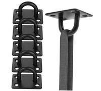 GARIOUANS 6 pièces Crochets de Plafond Acier Inoxydable Supports Robustes pour Suspension Vis de Fixation Lourde pour Plantes et Objets Décoratifs Installation Murale et Plafond