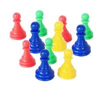 GARIOUANS 64 pièces Plastique Multicolores pour Jeu Échecs et Dames Accessoires Ludiques Éducatif pour Garçon Fille