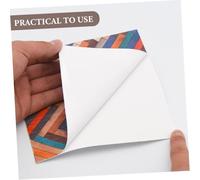 GARIOUANS 7 Feuilles Mini Dollhouse Wall Paper Peel and Stick Vintage Miniature Tile Decal Self Adhesive PVC Wallpaper Sheets for Doll House Interior Decoration Easy to Cut and Install Set