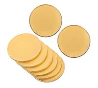 GARIOUANS 8 Pièces Lot Médailles Vierges Alliage pour Gravure Laser Jetons Ronds Personnalisables pour Bijoux Commémoratifs et Projets DIY