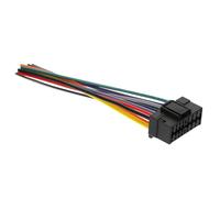 GARIOUANS Adaptateur de Faisceau Stéréo pour Poste Radio Voiture, Connecteur Autoradio en Plastique Noir, Robuste et Portable, pour Système Audio Automobile