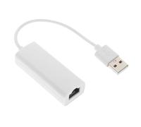 GARIOUANS Adaptateur Réseau USB Ethernet 10/100 Mbps sans Pilote ni Alimentation Externe, Boîtier Abs, Connecteur Rj-45, Compatible PC et Portable pour Connexion Filaire Fiable