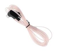GARIOUANS Antenne Radio FM MD avec Double Connecteur Coudé Câble Cuivre et PVC pour Récepteur Stéréo et Amplificateur Installation Facile Plug-and-Play