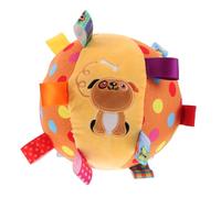 GARIOUANS Balle Éveil Sensorielle Douce avec Sonore Activité pour Garçon Fille Balle Peluche Colorée pour Développement Moteur Extensible Mousse pour Garçon Fille Usage Intérieur