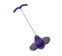 GARIOUANS Ballon Sauteur avec Poignée Violet Balle Rebondissante pour Garçon et Filles de Sport Extérieur Amusant Accessoire Fitness Polyvalent avec Corde Élastique et Couleur Aléatoire