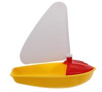 GARIOUANS Bateau de Bain Flottant pour Garçon et Filles, de Plage en Plastique, Voilier Mini Yacht Léger, D’Eau Éducatif pour Tout-Petits, Piscine et Jeux Aquatiques en Extérieur