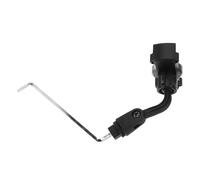GARIOUANS Berceau pour pupitre de saxophone support téléphone avec clip renforcé angle modulable accessoire pour musiciens en cours d'apprentissage ABS acier inoxydable noir