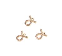 GARIOUANS Bijoux Pendentifs en Cuivre Zodiaque 3 Pièces, Boucles D'oreilles Taureau Dorées, Petites Tailles, Accessoires DIY Féminins, Usage Quotidien et Présent Astrologie