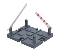 GARIOUANS Bloc Routier pour Circuit de Train Abs Barrière de Rail Modèle Réaliste et Sécurisé Accessoire de Voie Ferrée pour Jeu et Décoration Éducatif