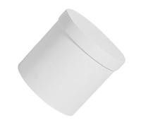 GARIOUANS Boîte à Fleurs Ronde en Papier Blanc Mini Seau pour Bouquets de Fleurs Emballage Cylindrique Vide pour Composition de pour Anniversaires et Mariages