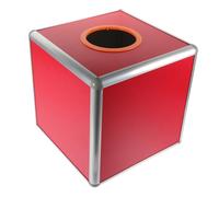 GARIOUANS Boîte à Loterie Carrée Rouge pour Jeux de Tirage Au Sort Boîte à Boules Multifonctionnelle pour Fêtes et Événements Matériel Sûr et Opaque Garantissant Couleur Couleur