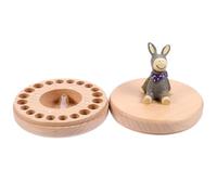 GARIOUANS Boîte à Souvenirs Dentaires en Bois de Hêtre pour Garçon et Filles Porte-Dents de Lait Tableau de Suivi Organisateur Sécurisé pour Collection de Dents Présent Noël et