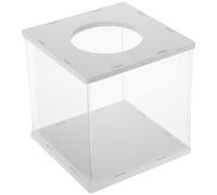 GARIOUANS Boîte à Tirage Carrée Transparente avec Fente Sécurisée Boîte à Suggestions Collecte de Dons et Urne de Vote Polyvalente pour Événements Caritatifs et Concours