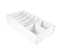 GARIOUANS Boîte de Rangement Multi Compartiments pour Monnaie et Documents Organisateur de Bureau Pratique et Tiroir de Caisse Portable à Compartiments pour Billets et Reçus