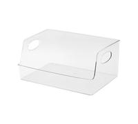 GARIOUANS Boîte de Rangement Transparente avec Poignée Bac Organisateur pour Réfrigérateur Pratique pour Classe Bibliothèque et Cuisine