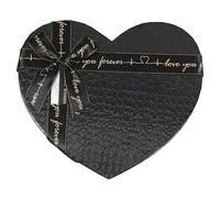 GARIOUANS Boîte Réutilisable Forme de Cœur Noire Coffret Décoratif Multifonction pour Fleurs et Petits pour Saint Valentin Mariage et