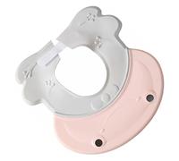 GARIOUANS Bonnet de Bain Garçon Fille Ajustable Protection Oreilles et Yeux Chapeau Shampooing Garçon Fille pour Baignade et Coupe Bandeau Imperméable Mousse Protection