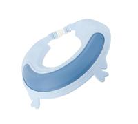 GARIOUANS Bonnet Shampooing Silicone Étanche Casquette Bain Élan pour Protection Oreilles et Yeux Bleu Confortable Nés
