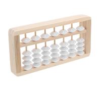 GARIOUANS boulier en Bois boulonnerie décoration mathématique pour Tout-Petit mathématique esthétique Accessoire Photo pour bébés Mini boulier pour Photos de bébé Blanche