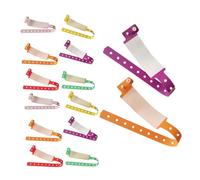 GARIOUANS Bracelets Pvc Imperméables Avec Identification Manuelle Ajustables Et Confortables Pour Événements Hôpitaux Et Bars