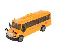 GARIOUANS Bus Scolaire avec Musique Modèle Educatif pour Garçon Fille Garçons Filles Cadeau Créatif