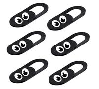 GARIOUANS Cache Webcam Ordinateur Portable 6 Pièces, Protection Vie Privée, Couverture Anti-espionnage, Compatible Tablette et Téléphone, Noir, Compact, Léger, Usage Quotidien, Sécurité Informatique
