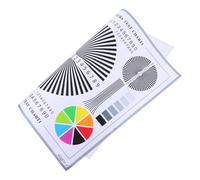 GARIOUANS Carte de Test de Mise au Point pour Vidéosurveillance, Mire D'étalonnage D'objectif Photo 40x30 Cm, Accessoire de Calibration Couleurs, Outil Professionnel pour Caméra Intérieure,