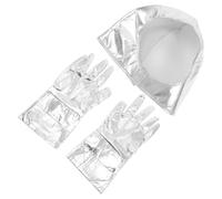 GARIOUANS Casque Astronaute et Mitaines pour Garçon Fille Costume Spatial Léger et Confortable Adapté Garçons et Filles pour Fêtes Halloween et Déguisements Cosplay
