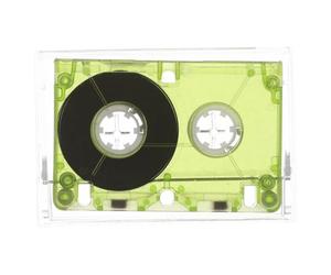 GARIOUANS Cassette Audio Vierge pour Enregistrement Bande Compatible Mini Enregistreur Cassette Verte Portable pour Discours et Musique