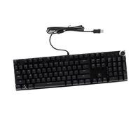 GARIOUANS Clavier Mécanique Gamer Filaire Rétroéclairé RGB Touches Ergonomique avec Mode Lumière pour PC Joueur