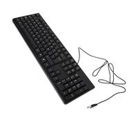 GARIOUANS Clavier USB Filaire Complet Pavé Numérique pour Bureau Et Maison, Professionnel, Alimentation USB Fiable, Compatible Pc Et Ordinateur Portable, Noir Classique