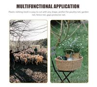 GARIOUANS Clôture Jardin Maille Plastique Filet Protection Volaille Facile à Couper et Installer