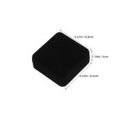 GARIOUANS Coffret de Rangement pour Médailles Lot de 2 avec Doublure en Velours Noir Anti-Rayures Boîte Polyvalente pour Badges et Broches Étui Compact pour Présentation et Transport Lors