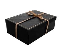 GARIOUANS coffret pliable boîtes de friandises de fête nichoirs avec couvercles boîtes de friandises d'anniversaire Boîtes pour les friandises boîtes à friandises Carton blanc Noir