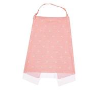 GARIOUANS Couverture D'allaitement Rose en Coton Doux et Maille Respirante, Cape Multifonctionnelle pour Allaitement en Extérieur, Protection Sûre et Bébé