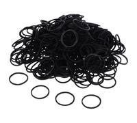 GARIOUANS De Cheveux Élastiques Bandes De Coiffure En Caoutchouc Élastiques Pour Cheveux Noirs Noirs Caoutchouc Rubber Bands Bandes Black