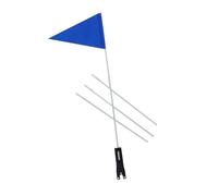 GARIOUANS Drapeau de Sécurité Vélo avec Mât de Résistant et Support Drapeau Imperméable Haute Visibilité pour Vélo Scooter et Remorque Garçon Fille