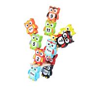 GARIOUANS Éducatif Bois Empilable pour Garçon Fille Blocs Colorés Forme de Hibou Développement Cognitif et Communication Sécurité sans Bavures Cadeau pour Filles et Garçons