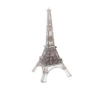 GARIOUANS Eiffel Transparent Modèle de Construction Blocs Solides pour Adultes et Garçon Fille Jeu de Casse-tête Éducatif pour Développement des Compétences Motrices et Relaxation