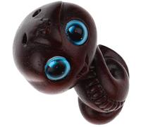 GARIOUANS Figurine Serpent du Zodiaque Bois de Santal Cristal, Pendentif Porte-clés Unisexe, Couleur Violet Foncé, Décoration Feng Shui pour Maison Bureau Nouvel An 2025