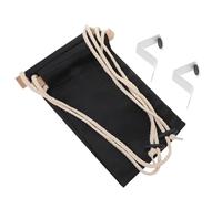 GARIOUANS Foot Hammock Under Desk Office Footrest Polyester Wood Iron Minimalist Design for Home and Workspace Comfort