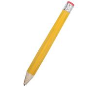 GARIOUANS Gros Crayon en Bois 35 CM 2B Jaune Crayon Amusant et Portable pour Écrire et Dessiner Fournitures Scolaires pour Étudiants Cosplay et Activités Créatives